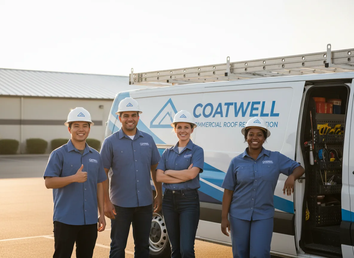 Commercial roof coating company in Brunsville, IA